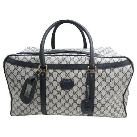 gucci travel bag blue|Gucci travel bag luggage.